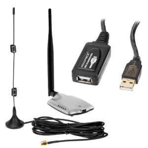 5dbi IEEE 802.11B/G 54Mbps USB Wireless Network LAN Adapter + 32FT USB 
