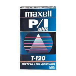   PLUS T 120 VHS Black Magnetite Time Lapse Recording Electronics