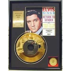    Elvis Presley   Return to Sender Framed Gold Record