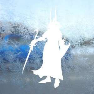  FFI Dissidia White Decal Warrior Of Light Window White 