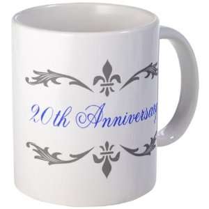  20th Wedding Anniversary Wedding Mug by  Kitchen 