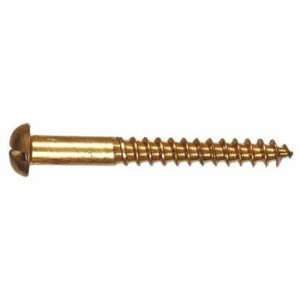  Hillman 386178 Solid Brass Wood Screws # 6 X 1.5